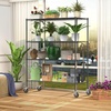 image:imageWire Shelving with Wheels 48x18x72 Inch 3000 Lbs Storage Shelves Heavy Duty CommercialGrade Adjustable Utility Shelf NSFCertified Metal Storage Rack with Shelf Liners 5Tier Matte BlackMatte Black
