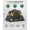image:image468 Person Camping TentSetup in 60 SecondsWaterproofOutdoor CampingBlack  Brown