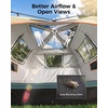 image:image468 Person Camping TentSetup in 60 SecondsWaterproofOutdoor CampingGreen  Brown