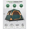 image:image468 Person Camping TentSetup in 60 SecondsWaterproofOutdoor CampingGreen  Brown