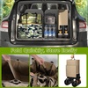 image:imageRaynesys Collapsible Wagon Cart with Wheels Foldable 440lbs 300L Heavy Duty Folding Wagon for Sports Beach Grocery Camping Coffee Brown  Upgraded Effortless Elegance