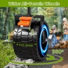 image:imageRaynesys Collapsible Wagon Cart with Wheels Foldable 440lbs 300L Heavy Duty Folding Wagon for Sports Beach Grocery Camping Coffee Brown  Upgraded Effortless Elegance