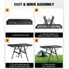 image:imageRaynesys Portable Folding Grill Table for Ourdoor Camping Picnic BBQL3ft354x236x142189244