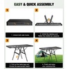 image:imageRaynesys Portable Folding Grill Table for Ourdoor Camping Picnic BBQXL4Ft4724 x 2362 x 173224412953
