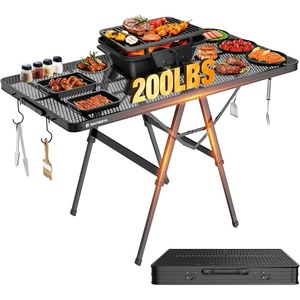 image:imageRaynesys Portable Folding Grill Table for Ourdoor Camping Picnic BBQXL4Ft4724 x 2362 x 173224412953