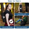 image:imageRaynesys Portable Camping Chair 360 Swivel Lawn Chair 8 Seconds Quick Setup Folding Chair 38Lb Lightweight Camping Chair for Easy Carry to Hiking Camping Sport Travel Beach 1 Pack Black