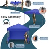 image:imageRaynesys 10x10ft Pop Up Canopy Tent with Sidewalls for Events PartiesBlue