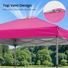 image:imageRaynesys 10x10ft Pop Up Canopy Tent with Sidewalls for Events PartiesPink