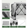 image:imageRaynesys 6 Sided Pop Up Gazebo Tent Camping Screen Tent for 68 Person Foldable PopUp Canopy Shelter with Mesh Windows UV Resistant Quick Set Outdoor Gazebo with 6 Removable Wind Cloths GrayGray