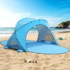 image:imageRaynesys Beach Tent Sun Shelter for Sand Camping Fishing 13 Person BlueBlue