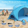 image:imageRaynesys Beach Tent Sun Shelter for Sand Camping Fishing 13 Person BlueBlue