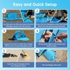 image:imageRaynesys Beach Tent Sun Shelter for Sand Camping Fishing 13 Person BlueBlue