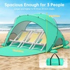 image:imageRaynesys Beach Tent Sun Shelter for Sand Camping Fishing 13 Person BlueGreen