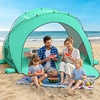 image:imageRaynesys Beach Tent Sun Shelter for Sand Camping Fishing 13 Person BlueGreen