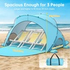 image:imageRaynesys Beach Tent Sun Shelter for Sand Camping Fishing 13 Person BlueLight Blue