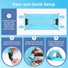 image:imageRaynesys Beach Tent Sun Shelter for Sand Camping Fishing 13 Person BlueLight Blue
