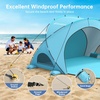image:imageRaynesys Beach Tent Sun Shelter for Sand Camping Fishing 13 Person BlueLight Blue