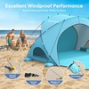 image:imageRaynesys Beach Tent Sun Shelter for Sand Camping Fishing 13 Person BlueLight Blue