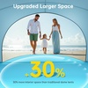 image:imageRaynesys Beach Tent Sun Shelter for Sand Camping Fishing 13 Person BlueLight Blue