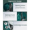 image:imageRaynesys Big and Tall Office Chair for Heavy People 450LBS Capacity with Wide Seat Heavy Duty Material Adjustable Armrests Ergonomic Executive Chair for Home Office with Strong Lumbar SupportGray