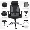 image:imageRaynesys Ergonomic Chair for Heavy People 350 LBS Capacity with Wide Seat Comfortable Headrest Tilt Function Adjustable Lumbar SupportBreathable Mesh for Home Office Black amp Black