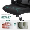 image:imageRaynesys Ergonomic Chair for Heavy People 350 LBS Capacity with Wide Seat Comfortable Headrest Tilt Function Adjustable Lumbar SupportBreathable Mesh for Home Office Black amp Black