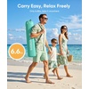 image:imageRaynesys Pop up Beach Tent Sun Shelter for 34 Person Sky BlueMint Green