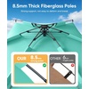 image:imageRaynesys Pop up Beach Tent Sun Shelter for 34 Person Sky BlueMint Green