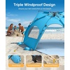 image:imageRaynesys Pop up Beach Tent Sun Shelter for 34 Person Sky BlueSky Blue