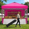 image:imageRaynesys 10x10ft Pop Up Canopy Tent with Sidewalls for Events PartiesPink