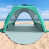 image:imageRaynesys Pop up Beach Tent Sun Shelter for 34 Person Sky BlueMint Green
