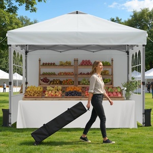 image:imageRaynesys 10x10ft Pop Up Canopy Tent with Sidewalls for Events PartiesWhite