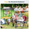 image:imageRaynesys 440lbs Outdoor Folding Grill Cart Blackstone Griddle StandBlack