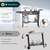 image:imageRaynesys 440lbs Outdoor Folding Grill Cart Blackstone Griddle StandBlack