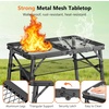 image:imageRaynesys Portable Folding Grill Table for Outside for Picnic CampingBlack