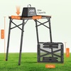 image:imageRaynesys Portable Folding Grill Table for Outside for Picnic CampingBlack
