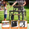 image:imageRaynesys Portable Folding Grill Table for Outside for Picnic CampingBlack
