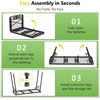 image:imageRaynesys Portable Folding Grill Table for Outside for Picnic CampingBlack