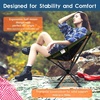 image:imageRaynesys Portable Swivel Camping Chair 8 Seconds Quick Setup Easy CarryArmy Green