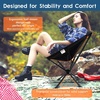 image:imageRaynesys Portable Swivel Camping Chair 8 Seconds Quick Setup Easy CarryBlack