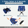 image:imageRaynesys Portable Swivel Camping Chair 8 Seconds Quick Setup Easy CarryBlue