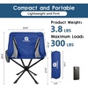 image:imageRaynesys Portable Swivel Camping Chair 8 Seconds Quick Setup Easy CarryBlue