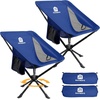 image:imageRaynesys Portable Swivel Camping Chair 8 Seconds Quick Setup Easy CarryBlue