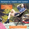 image:imageRaynesys Portable Swivel Camping Chair 8 Seconds Quick Setup Easy CarryKhaki