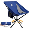 image:imageRaynesys Portable Swivel Camping Chair 8 Seconds Quick Setup Easy CarryBlue