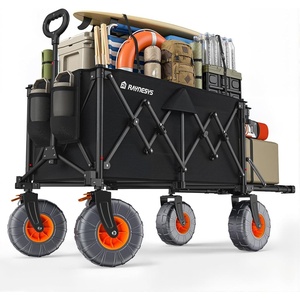 image:imageBeach Wagon with Big Wheels for Sand9 Big Wheels 440lbs Wagons CartsBlack